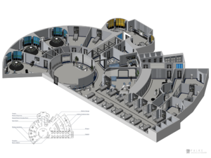 The station contains multiple triage facilities like this one, where patients are assessed, stabilized, and then moved to either intensive or acute care.