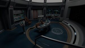 The Main Bridge of the USS Powhatan Located on Deck 5